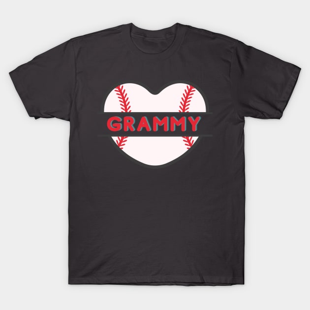 Softball Grammy T-Shirt by Sport-tees by Marino's